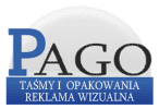 P.U.H. Pago  Taśmy samoprzylepne, nadruki na taśmach, taśma z logo, z nadrukiem – logo