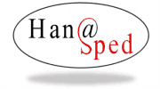 Logo: HANASPED Spedycja krajowa i międzynarodowa Hanna Puczkarska
