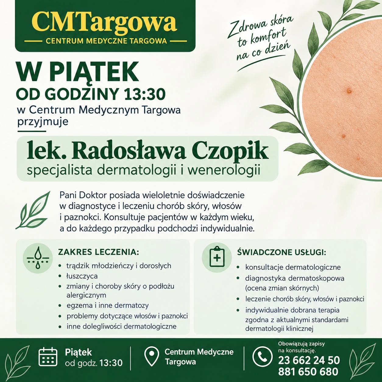 Centrum Medyczne Targowa - Agnieszka Tomaka, Płońsk