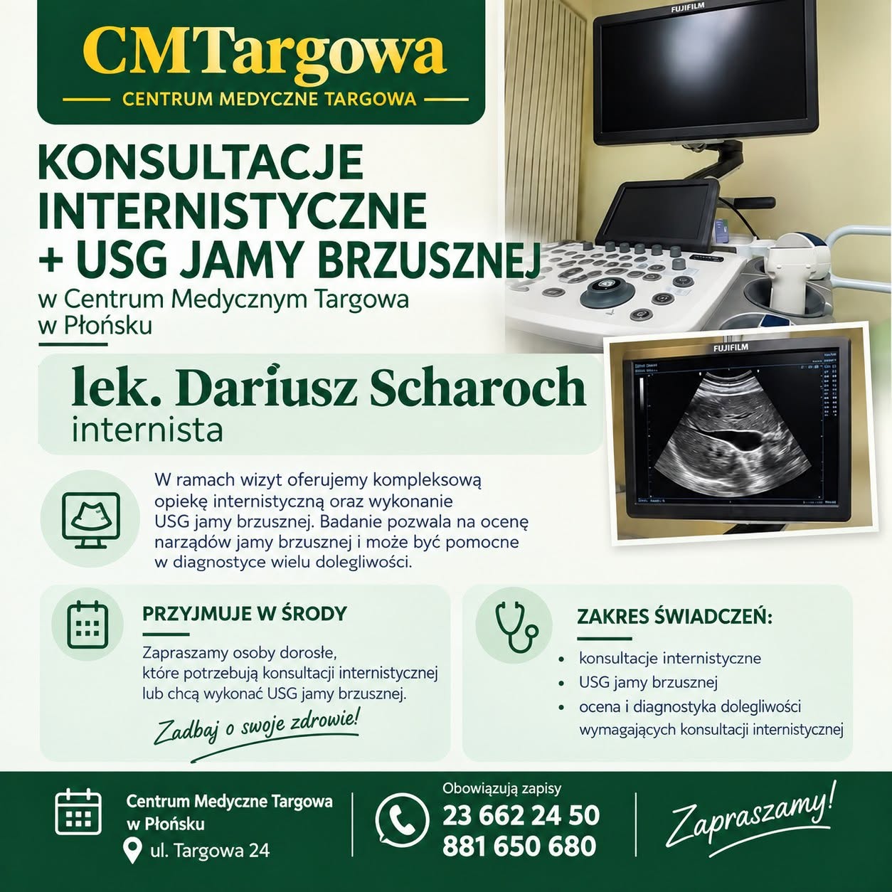 Centrum Medyczne Targowa - Agnieszka Tomaka, Płońsk