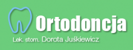 Logo: Gabinet Stomatologiczny lek. stom. Dorota Juśkiewicz. Ortodoncja.