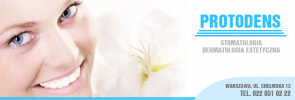 Logo: Protodens Stomatologia Dermatologia estetyczna dr. Maria Stenka
