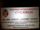 Logo: Ośrodek leczenia miażdżycy. Centrum Chelatacji i Rewitalizacji naczyń "KREAMED"