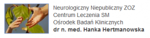 Logo: Neurologiczny NZOZ | Centrum Leczenia S.M. | Ośrodek Badań Klinicznych | dr n. med. Hanka Hertmanowska