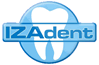 Logo: Gabinet Stomatologii i Protetyki IZAdent lek. stom. Izabela Chlebus, dr n. med. Alicja Cackowska-Lass