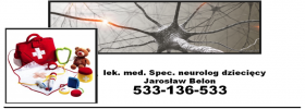 Logo: Prywatna Praktyka Lekarska Jarosław Belon spec. neurolog dziecięcy