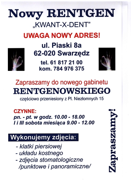 Pracownia Rentgenowska KWANT-X-DENT Roszczak Ryszard – logo